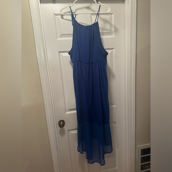 LB Blue High Low Dress - Picture 2 of 5
